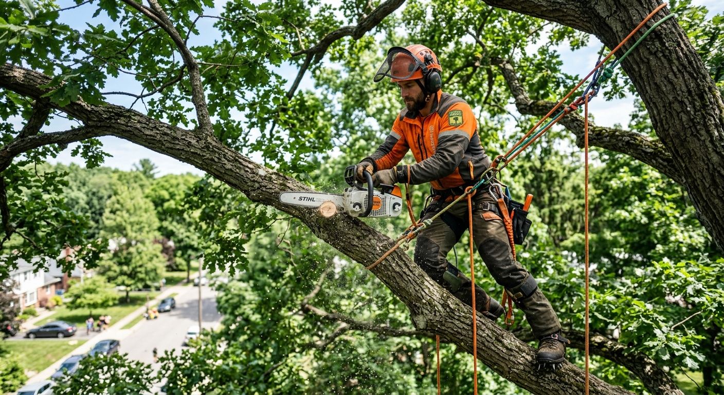 Travaux d'arboriculture professionnels a Barkmere