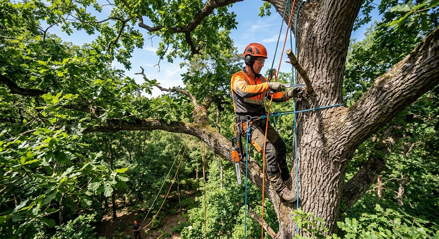 Taille d'arbres residentielle a Trécesson, Quebec