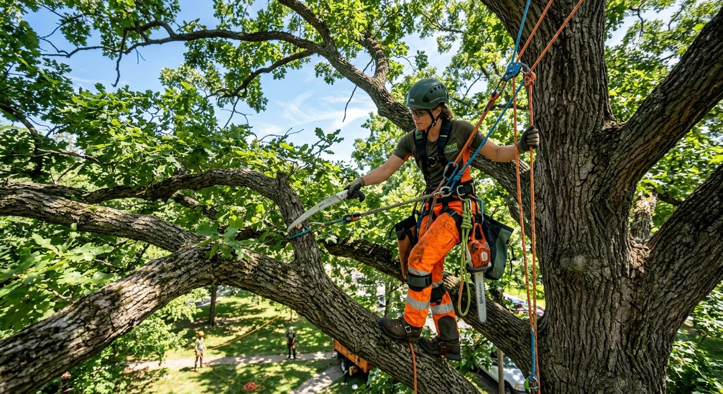 Taille d'arbres residentielle a Timiskaming, Quebec
